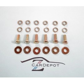 zcardepot.com Datsun 240Z 260Z 280Z 70-78 Fender Bolt Kit Upper OE Style Yellow Zinc NEW  074