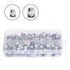 200 Pieces 10-50V Electrolytic Capacitor, SMD Electrolytic Capacitors Set 1uF