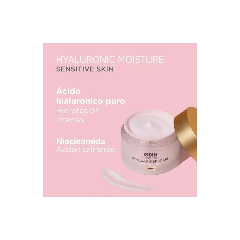 Isdinceutics Hyaluronic Moisture Sensitive 50g Tipo De Piel Sensible Día/noche