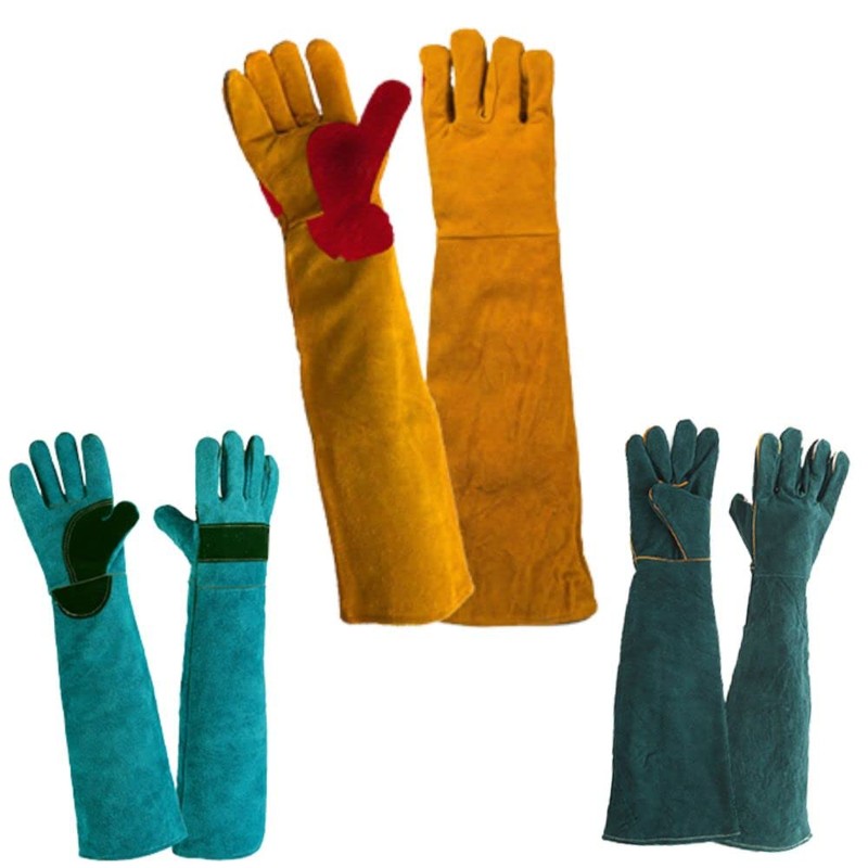 UNIBIZ Pet Gloves Bite Prevention Dogs Cats Long 23.6 inches