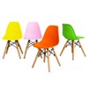 Costzon Kids Table and Chair Set, 5 PCS Mid-Century Modern