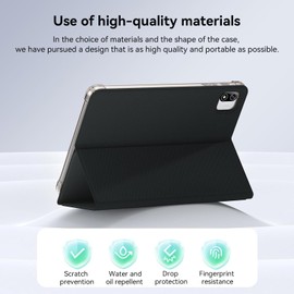 Alphawolf LPad2S Tablet Case for 10 Inch LPad2S Tablets, Waterproof Foldable Full Protection Slim Lightweight Scratch-Resistant,Comfortable PU Leather for Full Protection of LPad2S Tablet