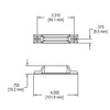 WRS Truth 3-5/16" Die Cast Sash Lift- White