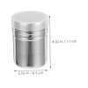 CIYODO Stainless Steel Sugar Shaker Fine Mesh Sifter Lid Powder