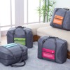 Foldable Travel Duffel Bag 2PCS Sports Gym Tote Water Resistant