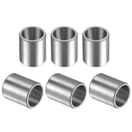 sourcing map Sleeve Bearings 8mmx10mmx12mm Chrome Steel Oilless Bushing 6pcs