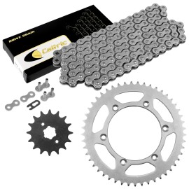 Caltric Drive Chain and Sprockets Kit for Yamaha TTR230 TT-R230 2005-2017 2019 2020