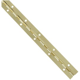 National Hardware N265-355 V570 Continuous Hinge in Brass,1-1/16" x 12"