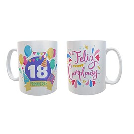 Mugs Gift 18 Years - 18th Birthday Party - 18 Years Gifts Man - Gifts for 18th Birthday - Party Items for 18th Birthday (Cup Only)