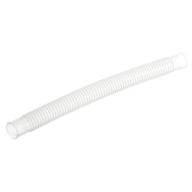 MECCANIXITY Washing Machine Drain Hose 0.7Ft PVC Extension Inner Connecting Pipe Clear Corrugated Flexible Internal Hose for Washer