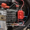 AMOMD 50 Amp 12V-24V Automatic Reset Circuit Breaker with Red