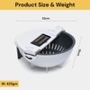 Ezonedeal Vegetable Slicer, 9 in 1 Multifunction Rotate Vegetable Cutter