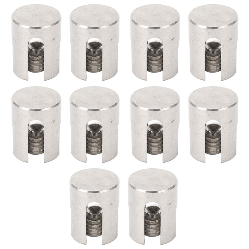 10Pcs Wire Rope Trellises Cross Clip Stainless Steel Cable Railing