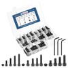 Kozelo 500pcs Socket Head Cap Screws Bolts Nuts Assortment Kit