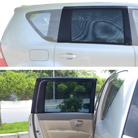 TFY Parasol Universal para Ventana Trasera del Coche Parasol para Vehículos con Ventanas Traseras de Medidas -Ventanilla Pequeña: 29.5 Pulgadas – 41.5 Pulgadas X 19 Pulgadas