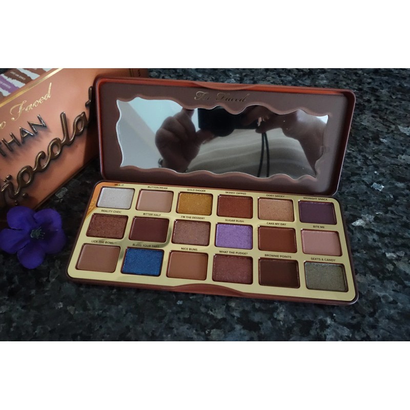 Too Faced better than chocolate cocoa infused eyeshadow palette new