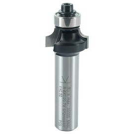 ENT Rounding Over Cutter TC Shank (C) 12 mm, Diameter (A) 20,7 mm, B 9,5 mm, R 4 mm, D 40 mm, with Ball Bearing