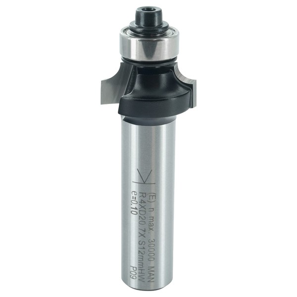 ENT Rounding Over Cutter TC Shank (C) 12 mm, Diameter