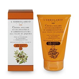 L'Erbolario, Tanning Accelerator Body Sun Cream Melanin Stimulation SPF 15 Size 125ml