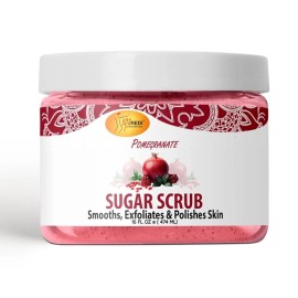 Spa Redi Sugar Body Scrub Pomegranate 16 oz