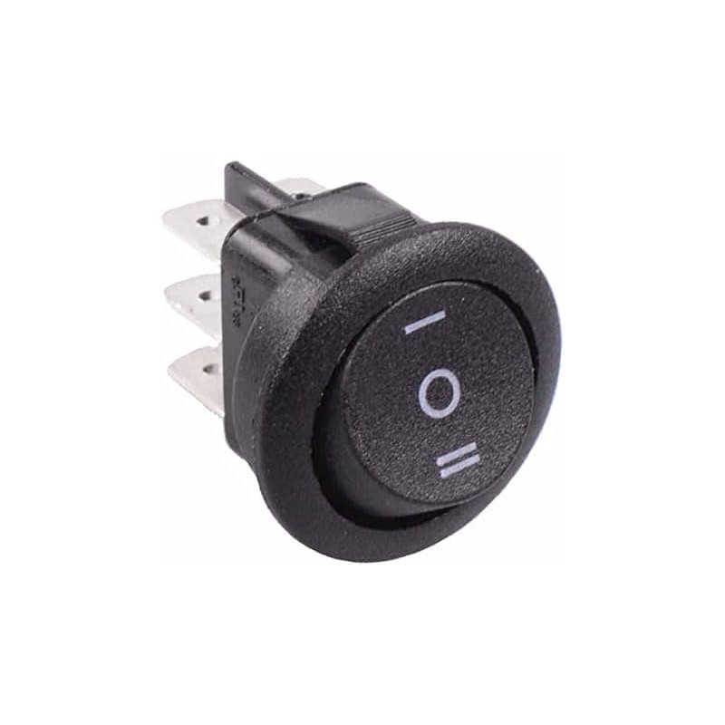 On-Off-On Round Rocker Switch DPDT 10A Hobby DIY Electronics