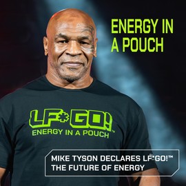 LF*GO! Energy Pouches | Caffeine Pouches | 6 Essential Vitamins and Minerals | 200 mg Natural Caffeine | 0 Calories | 0 Sugar | 15 Pouches Per Can | (1 Pack - Sour Cherry)