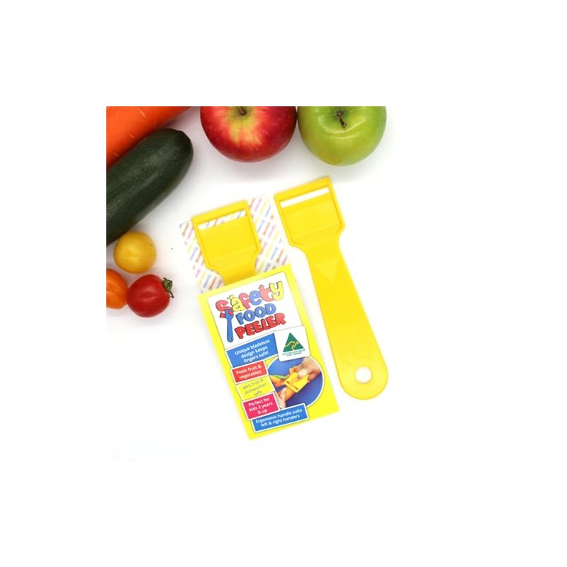 Safety Food Peeler, Kids Peeler, Children's Kitchen Utensils, Bladeless Peeler