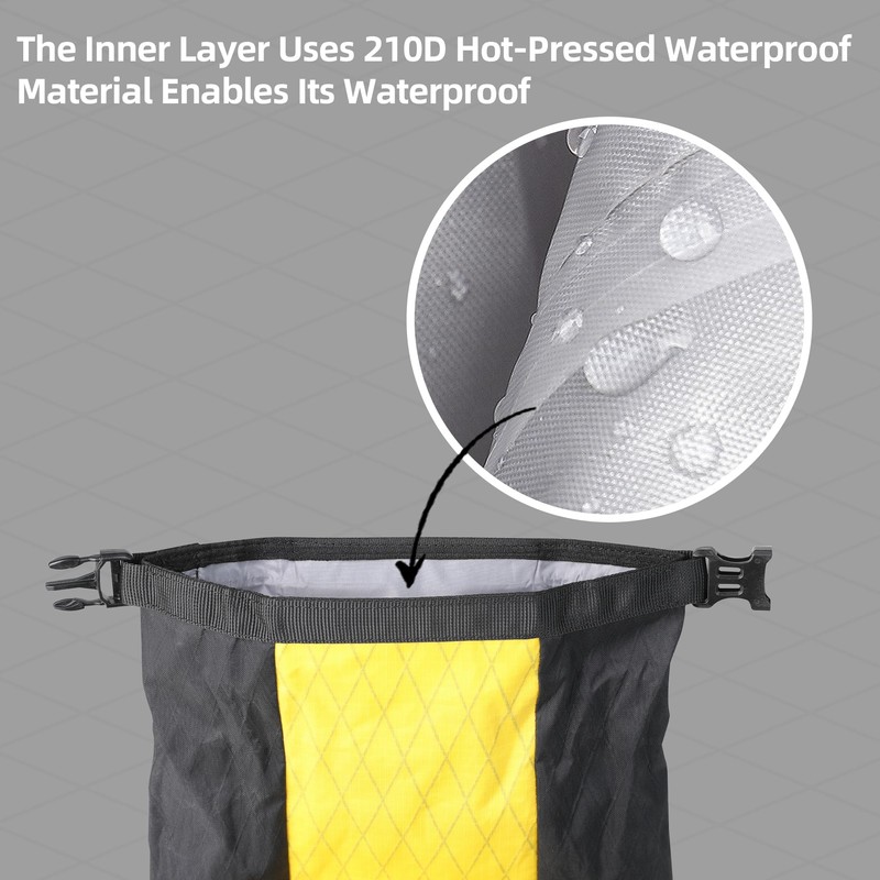 Rhinowalk Bike Front Fork Bag Waterproof Bicycle Pannier Bag 6.5L