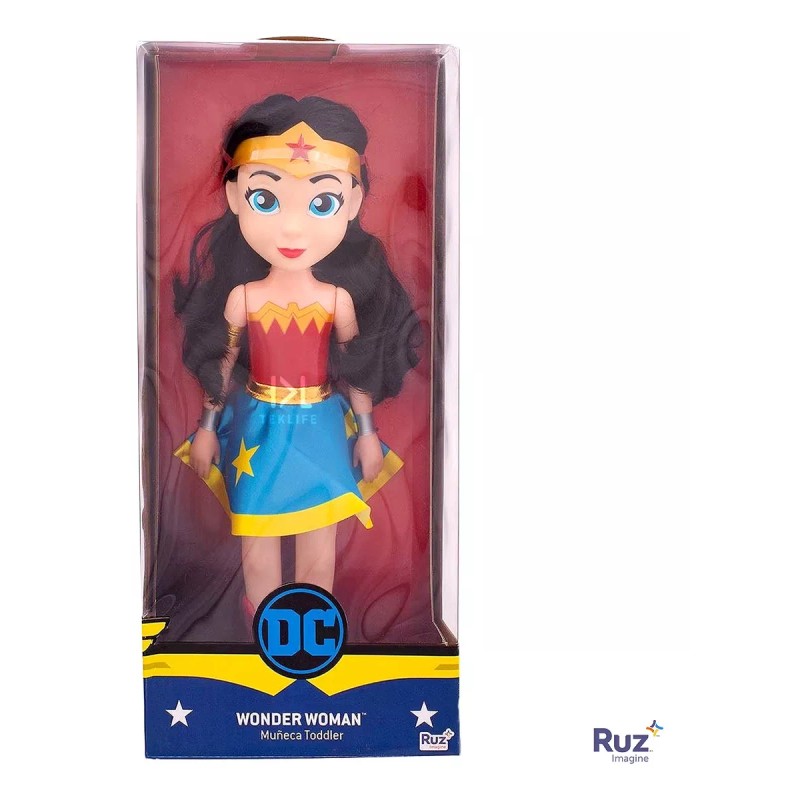 Ruz Muñeca Toddler Super Hero Wonder Woman Dc Coleccionable Ruz