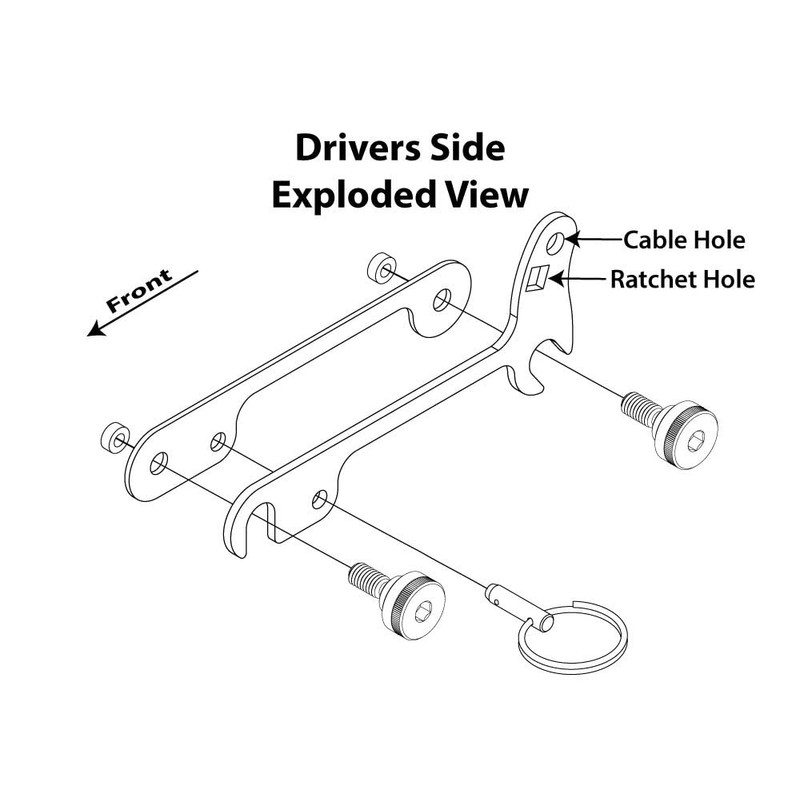 GEARSHADE Limb Riser Kit Compatible with The 6th Gen Bronco