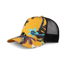 Djinns - Aloha Tiger Trucker Cap Mesh Cap Hat Cap Hat Caps, Multi wheat