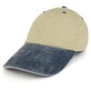 Armycrew Gorra Juvenil de Sarga de algodón Suave teñida con