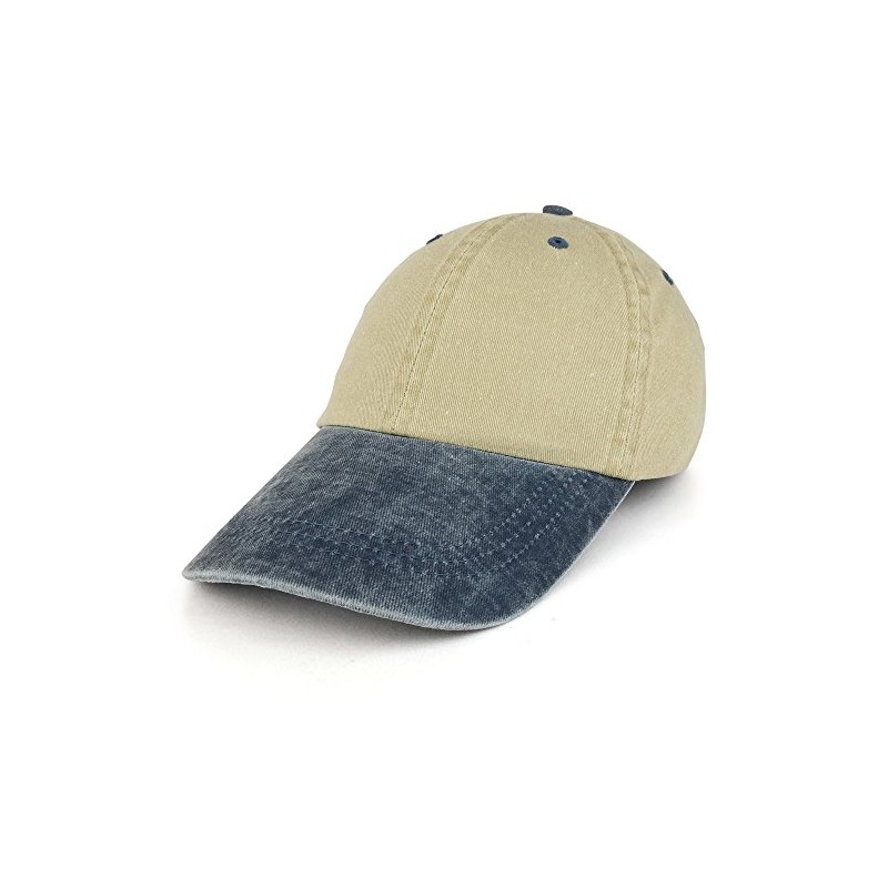 Armycrew Gorra Juvenil de Sarga de algodón Suave teñida con