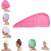 Ipetboom Toallas De Microfibra Afelpadas Para Secar El Cabello Gorro