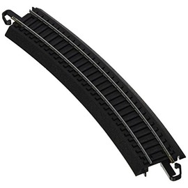 Bachmann Trains - Snap-Fit E-Z TRACK 22” RADIUS CURVED TRACK - BULK (50 pcs) - STEEL ALLOY Rail With Black Roadbed - HO Scale