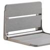 17.5'' Folding Shower Seat Wall Mounted, Foldable Waterproof Shower Bench