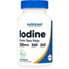 Nutricost Iodine (Natural Iodine from Sea Kelp) 325mcg, 240 Tablets