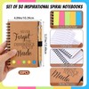 30 Sets Employee Appreciation Gifts Bulk Inspirational Spiral Notebooks with