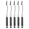 QUARKZMAN 5 Pack Metallic Stylus Pen Retractable Mini Capacitive Aluminum
