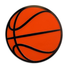 Novel Merk Basketball Sports Lapel Pin, Hat Pin & Tie Tack Set with Clutch Back (3-Piece)