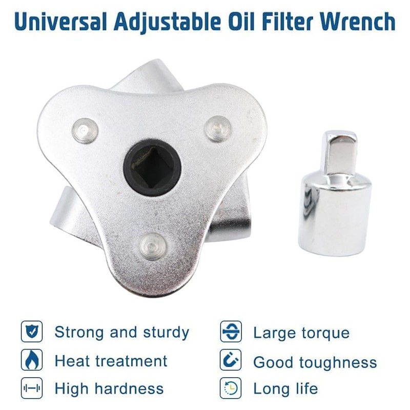 CENPEK Oil Filter Wrench 3-Arm Oil Change Tool Car Tool