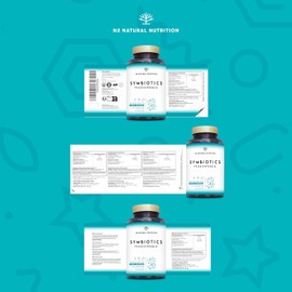 Probiotics for Gut Health. Probiotics and prebiotics for Woman & Men. Digestive Enzyme Supplements with 40 Billion CFU, 6 Strains. Helps with IBS & Intestinal Flora. 60 Capsules. N2 Natural Nutrition