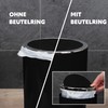 Bremermann bathroom series Savona cosmetic bin with a swing lid,