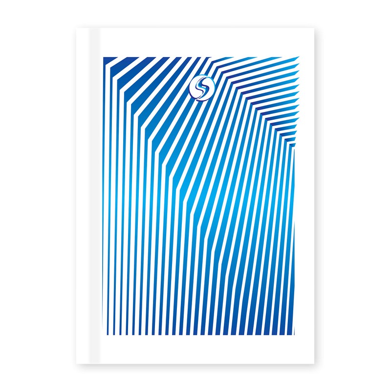 Silvine A5 Hardback Notebook, 160 Pages (80 Sheets) Ruled 8mm