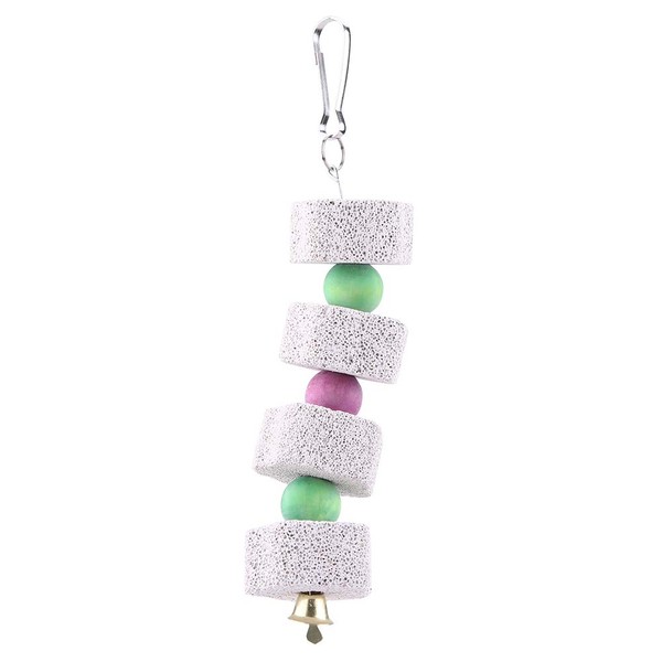 Fdit Parrot Bird Teeth Grinding Stone Mouth Molar Cage Hamster