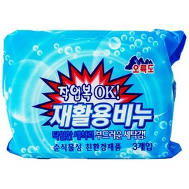 Oryukdo Recycled Soap 240g x 3 Count 5ea