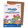 Prang (Formerly SunWorks) Construction Paper, Brown, 9" x 12", 50