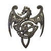 Dragon, Metal Wall Mounted Art, Mythical, Celtic, and Gothic Sculpture,