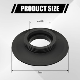 2PCS Flush Valve Seal, Compatible with Ideal Standard and Armitage Shanks Toilet Cisterns, Durable Black Rubber Washers Replacement Set, Easy Fit, Leak Proof Design for SV01967 and More