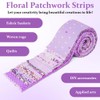 AOOSA Jelly Roll Fabric Strips for Quilting, 40 Strip 2.5